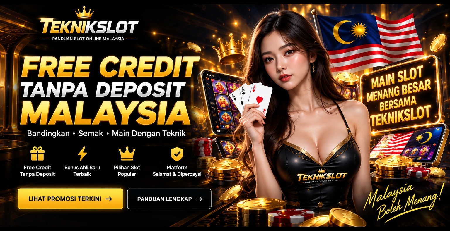 TeknikSlot Free Credit Tanpa Deposit Malaysia β panduan promosi, slot dan platform popular untuk pembaca Malaysia